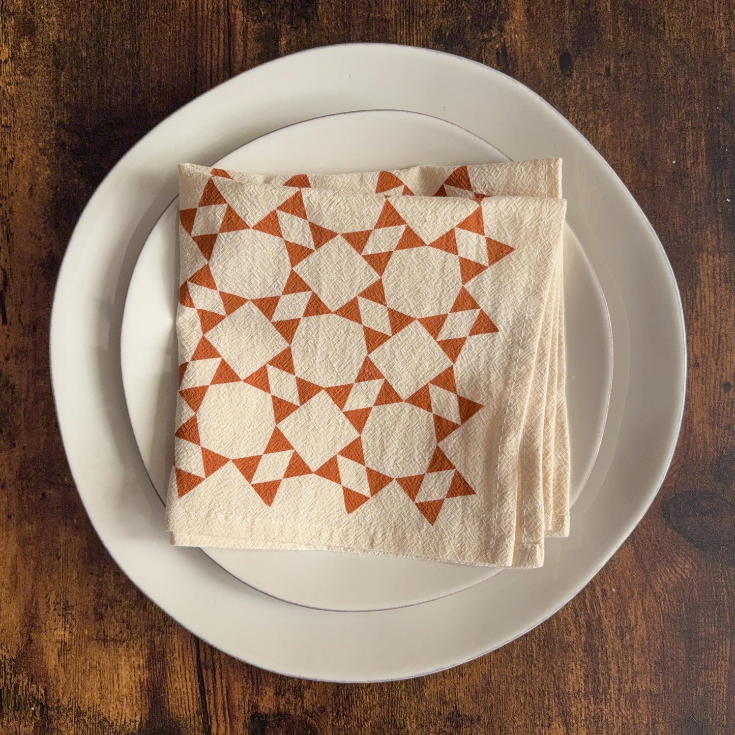 Prairie Star Cloth Napkins – Set of 4