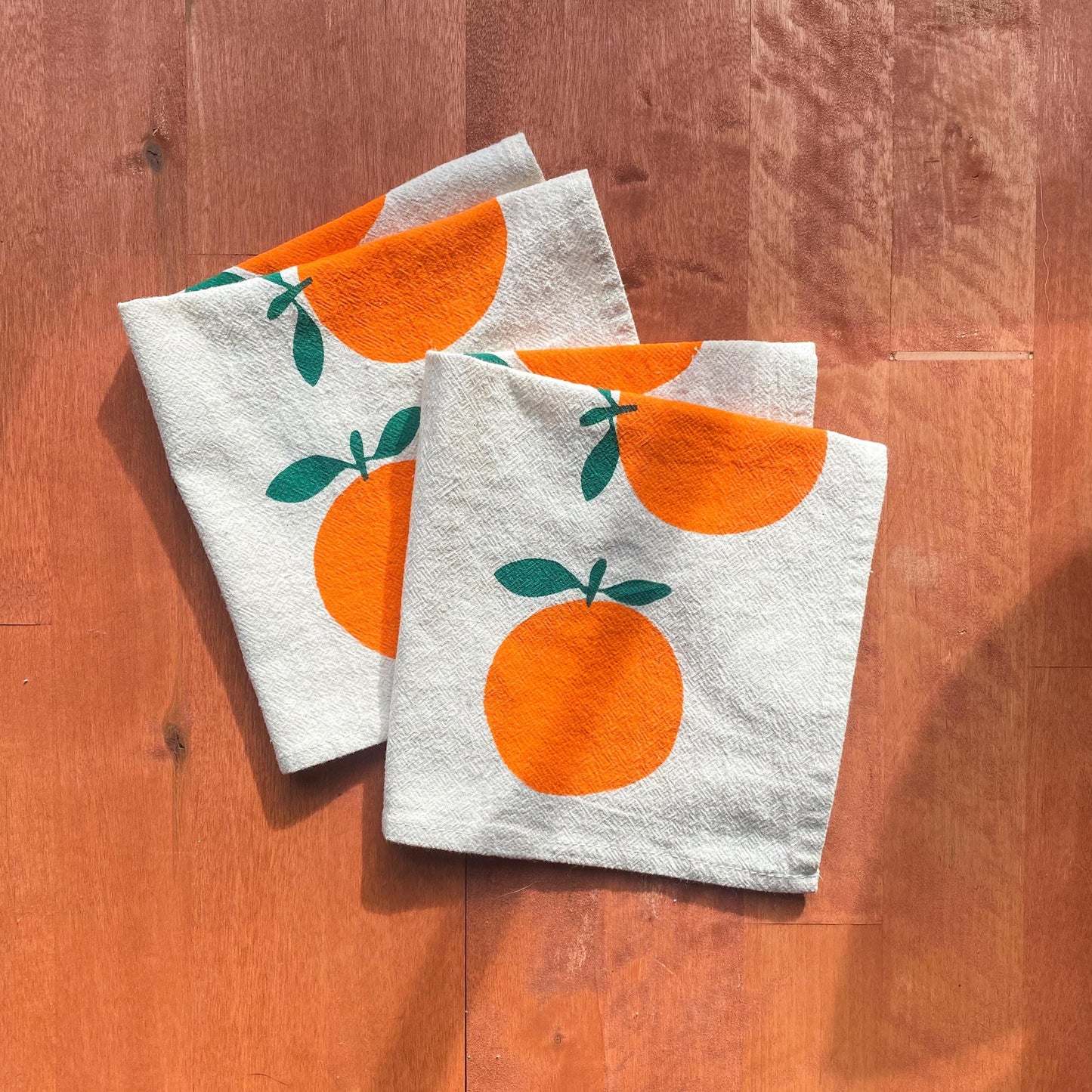 Cara Cara Orange Cloth Napkins — Set of 4