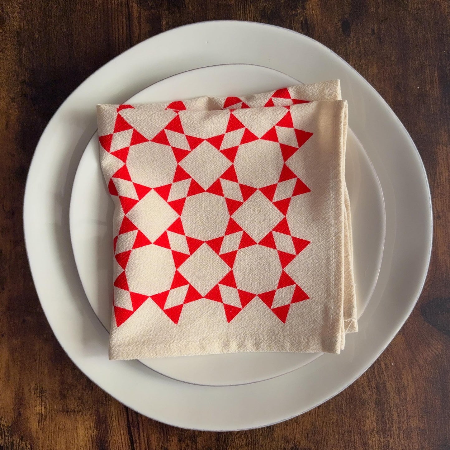 Prairie Star Cloth Napkins – Set of 4
