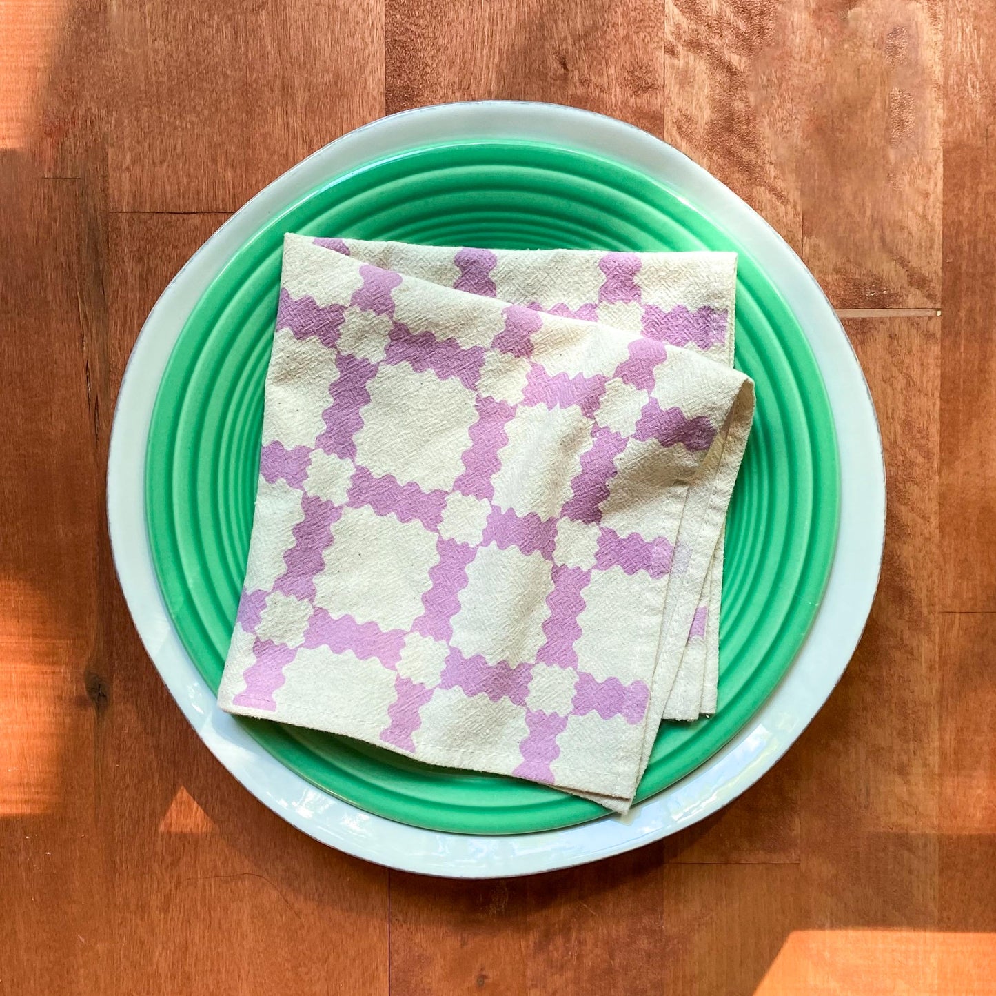 Party Plaid Cloth Napkins – Set of 4