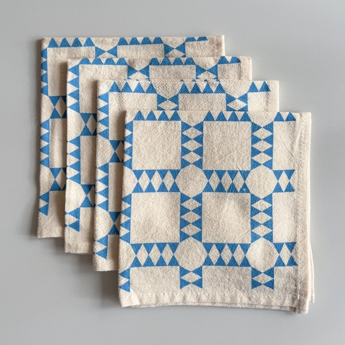 Quilt Block Cloth Napkins – Set of 4
