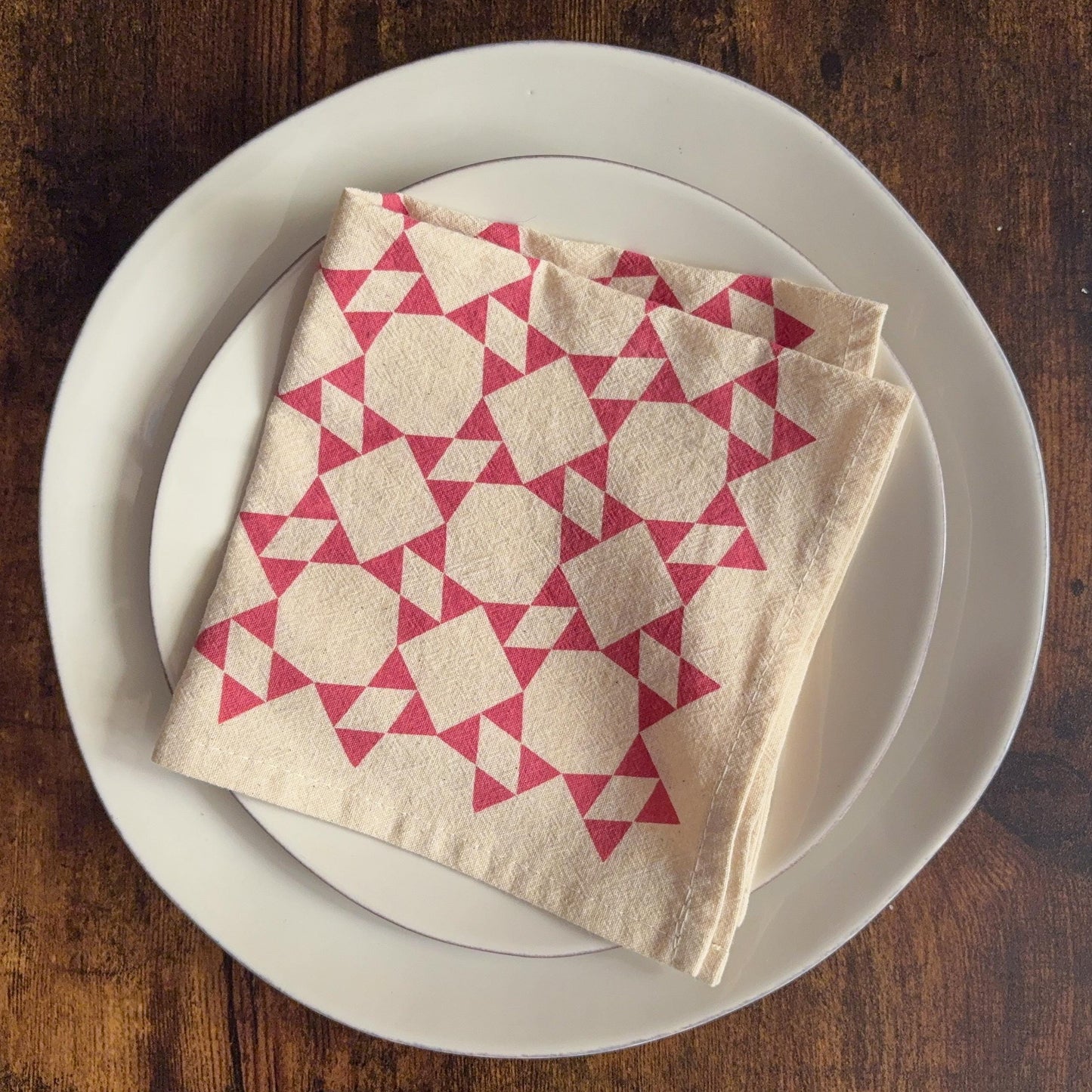 Prairie Star Cloth Napkins – Set of 4